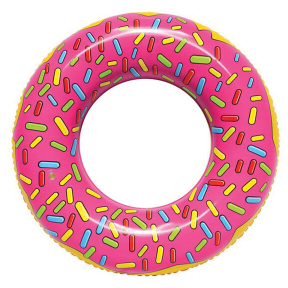 Strawberry Donut Inflatable Float image number 1