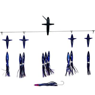 36" Side Tracker 9" Bulb Squid