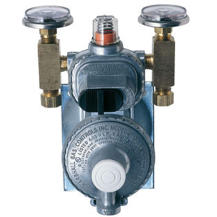 Two-Stage Bulkhead-Mount LPG Regulator