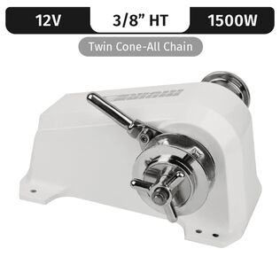 Muir Horizontal 2500 Horizontal Windlass, 3/8" HT, 12V DC, 2500W