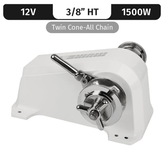 Muir Horizontal 2500 Horizontal Windlass, 3/8" HT, 12V DC, 2500W image number 0