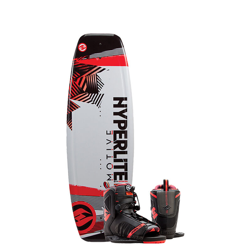 119 Motive Wakeboard Combo Package w/ Remix Boys Boot, K122 West Marine