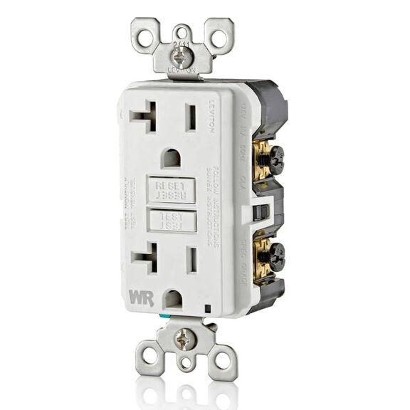 20 Amp 125 Volt Receptacle/Outlet, 20 Amp Feed-Through image number 1