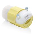 15 Amp 125 Volt Locking Connector, Industrial Grade, Grounding, Corrosion-Resistant, NEMA L5-15R, 2P, 3W image number 1