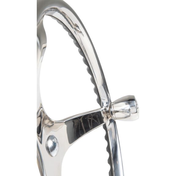 13 1/2" Cast Stainless Steel Steering Wheel image number 2