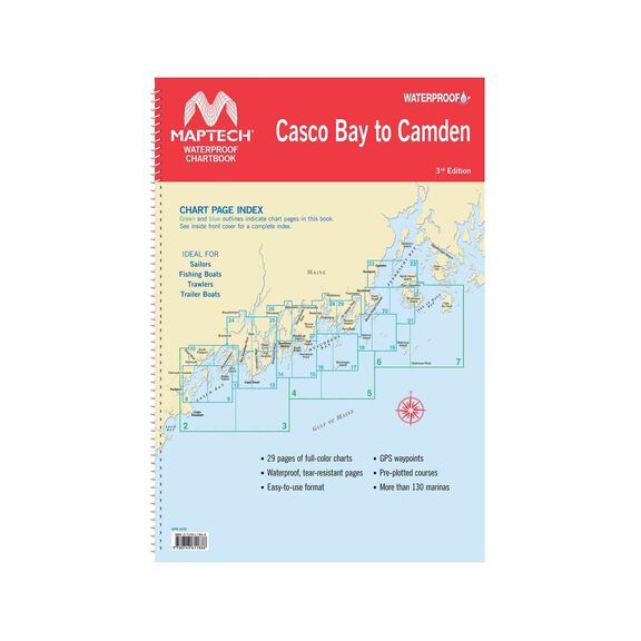 Waterproof Chartbook Casco Bay to Camden image number 0