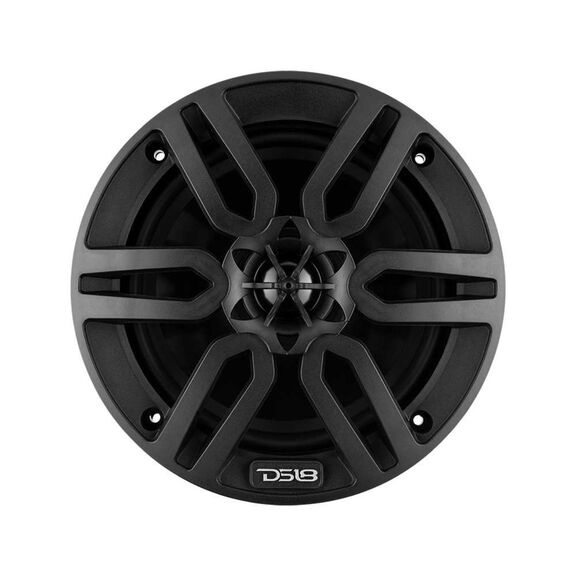 MP 6.5" 2-Way Coaxial Marine Speakers 60 Watts RMS, 4-Ohm, Black image number 1