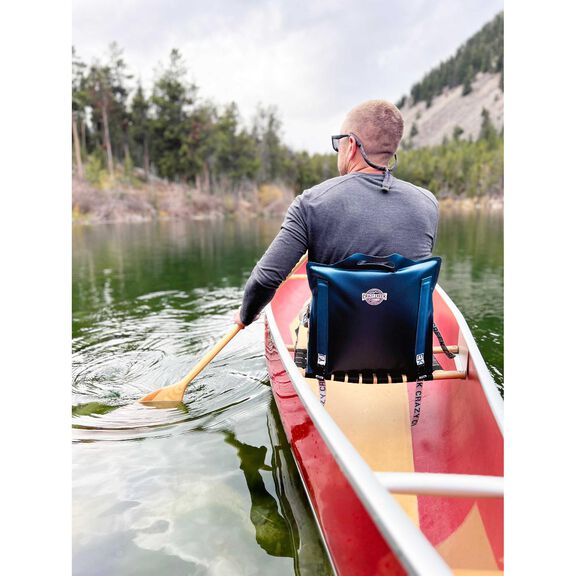 Crazy Creek Canoe Chair IV for Kayaking, Fishing, Camping & More, Detachable for Off The Boat Use, 250 LBS Weight Capacity, Adjustable Straps, Water-Resistant, Forest Green (Forest Green) image number 4