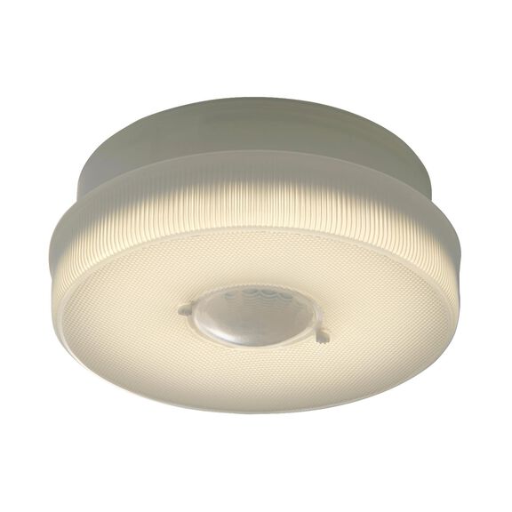 7" IQ AMERICA Battery Powered Indoor/Outdoor Motion Sensor Ceiling Light, 1150 Lumens image number 1