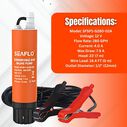 SEAFLO 280 GPH 12V Submersible Inline Pump for Marine and RV image number 2