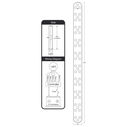 14" LED Contour Flex Light with Self Adhesive Backing, RGBW image number 8