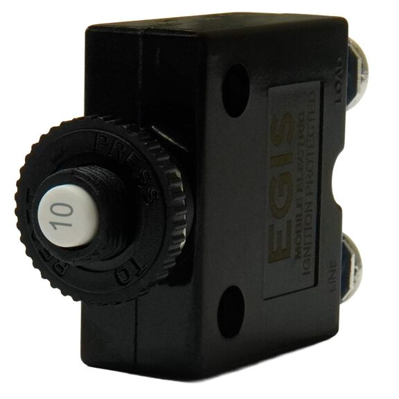 Push Button Reset Circuit Breakers with Screw Terminals image number 0