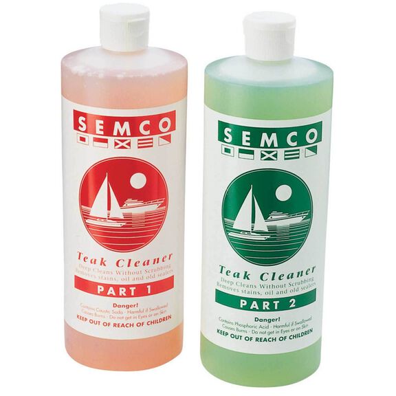Two-Part Heavy Duty Teak Cleaner - 2 Quarts image number 0