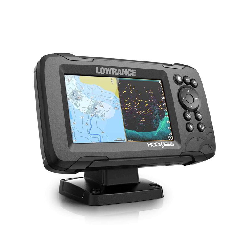 HOOK Reveal 5 Fishfinder/Chartplotter Combo with Splitshot Transducer and US Inland Charts image number 2