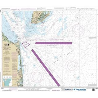 Maptech&reg; NOAA Recreational Waterproof Chart-Cape May to Fenwick Island, 12214