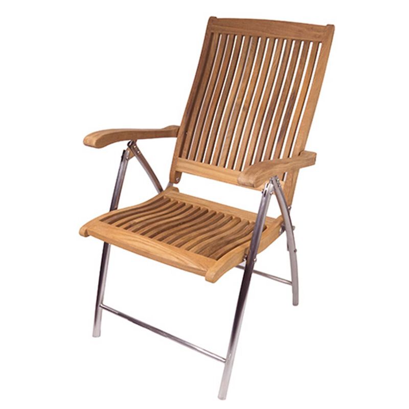 Windrift Teak Folding Deck Chair image number 0