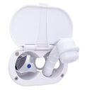 Trinidad Transom Shower Cold Only, Arctic White Cup & Lid, Small Arctic White Sprayer, 10' White Rubber Hose, Chrome Trinidad Handle image number 1