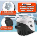 SEAFLO 750 GPH Automatic Bilge Pump with Float Switch 12V image number 5