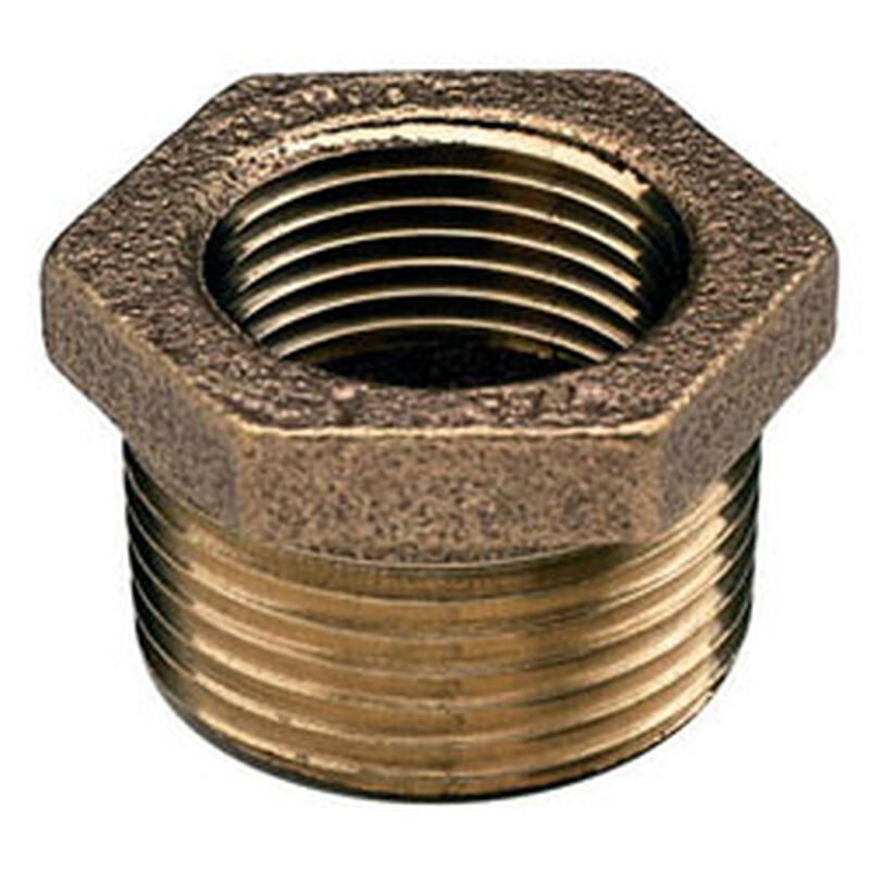 Bronze Hex Bushing from 2" to 1 1/2" image number 0