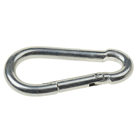 3 1/8" Zinc Plated Carabiner image number 2
