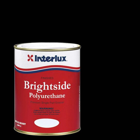 Brightside Polyurethane Paint, Black, Quart image number 0