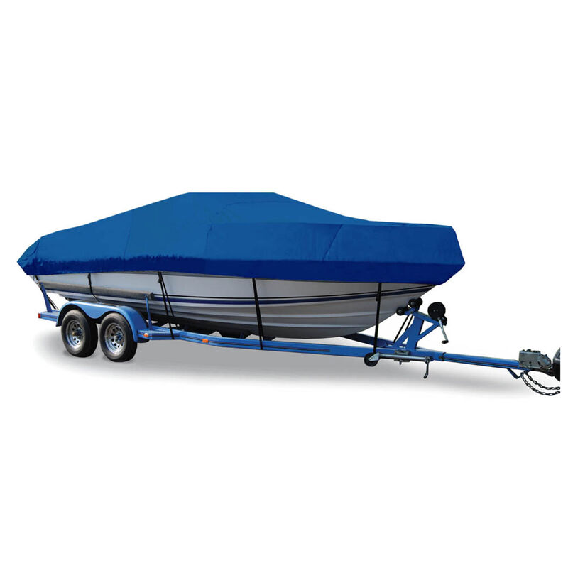 V-Hull Cuddy Cabin Cover, OB, Pacific Blue, Hot Shot, 22'5"-23'4", 102" Beam image number 0
