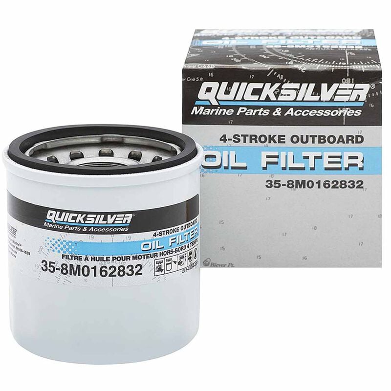 Quicksilver 8M0162832 Oil Filter for Select Mercury 9.9-30 HP Outboards | by West Marine