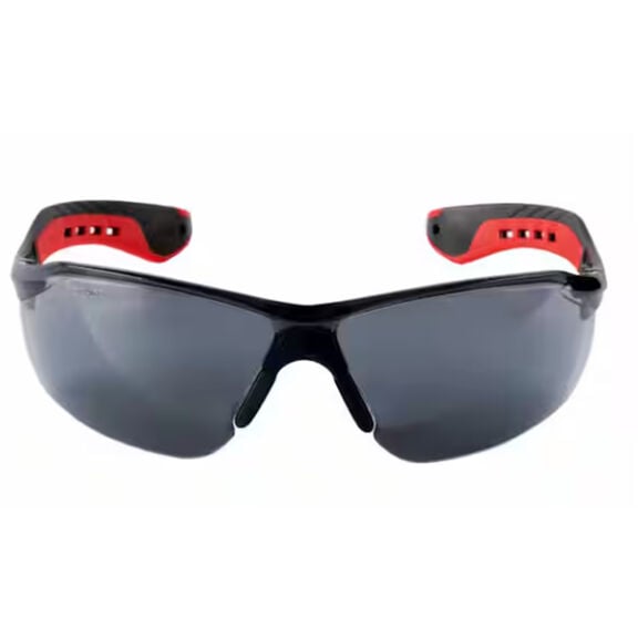 Flat Temple Eyewear Anti-Scratch 47011H1-DC, Black/Red, Gray Lens image number 0