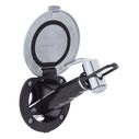Recessed Shower Black Cup with Stainless Steel Lid w/Gasket, Hammer-Head Black Sprayer, 6' Stainless Steel Hose image number 1
