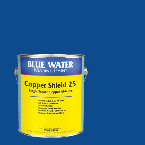 Copper Shield 25 Bottom Paint, Royal Blue, Quart image number 0