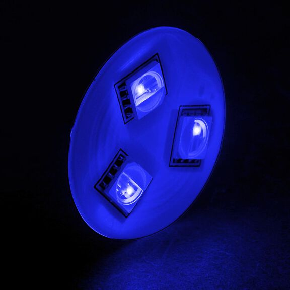 1" Mini Stick-On LED Light, Blue, 2-Pack image number 1