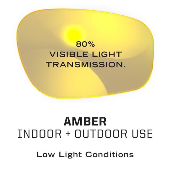 Vision Type-N Safety Eyewear, One Size Fits All, Amber-Black/Amber image number 1