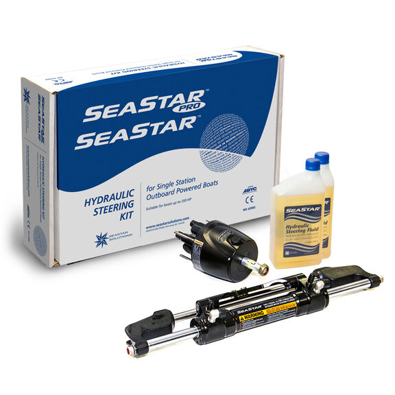 SeaStar PRO 2.0 Front-Mount Outboard Hydraulic Steering System image number 0