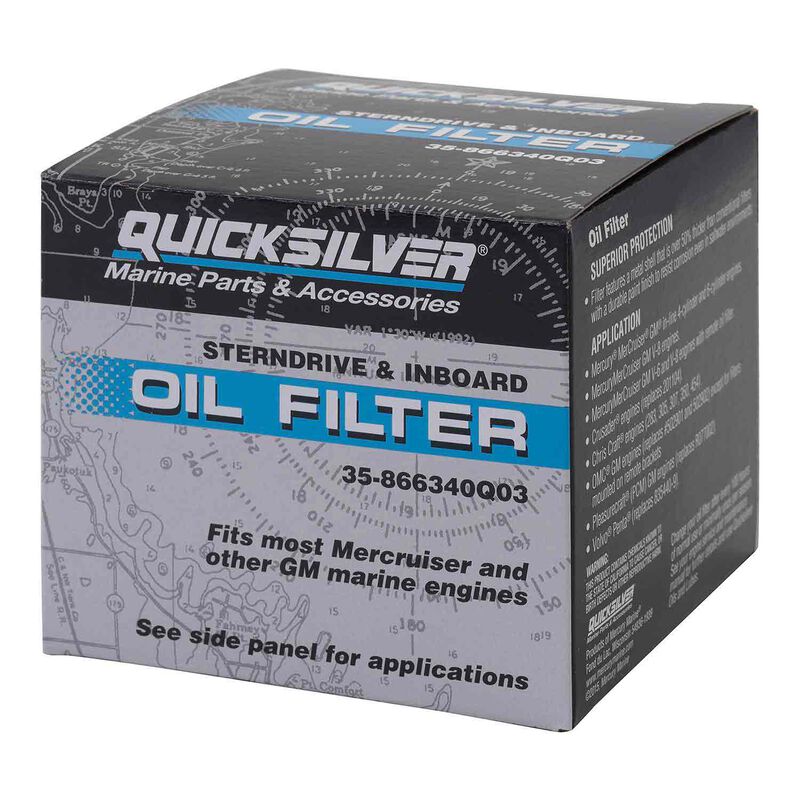 Quicksilver Oil Filter 866340Q03 image number 1