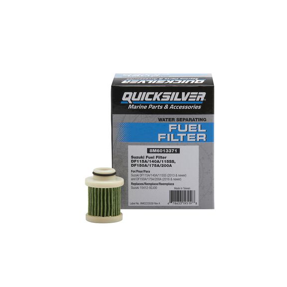 Quicksilver 8M6013371 Fuel Filter, Suzuki DF115A/140A/115SS & DF150A/175A/200A image number 0