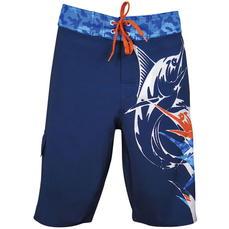 Men's Billfish Camo Board Shorts West Marine