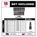 SHOCKWAVE&trade; Impact Duty&trade; Socket 1/2&rdquo; Dr MM PACKOUT&trade; Set, 16 Piece image number 1