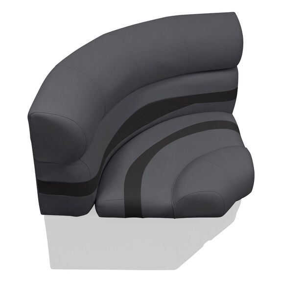 Premier Series Pontoon 32" Bow Radius Corner Cushion Set image number 2