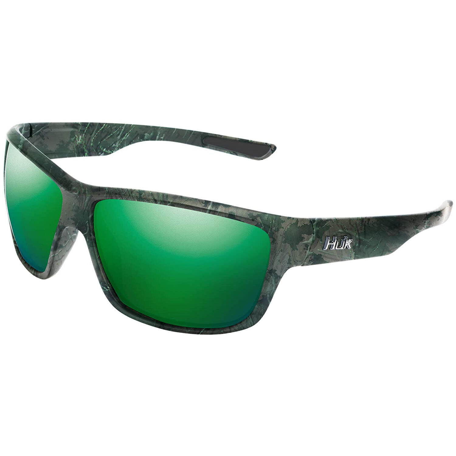 Huk Spar Sunglasses Polarized Polycarbonate Lens Mirror Lens 
