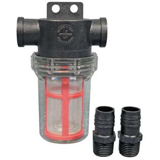 1/2" Crown Head In-line Strainer