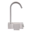 Artaine Folding Faucet Cold Only J-Spout, Brushed Nickel image number 4