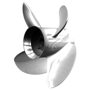 15" x 15" Express Mach4, 4-Blade, LH, Stainless Steel Propeller
