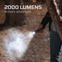 DAVINCI Gray-RC-White LED, 2000 Lumens Flashlight image number 4