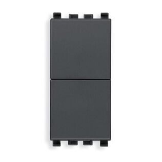 Vimar Eikon Two Independent Push Buttons 1P NO+NO 10A, Grey