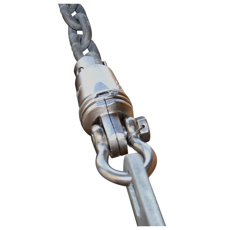 Swivel, Stainless Steel,  Integrated Shackle, 3/8 to 1/2 image number 0