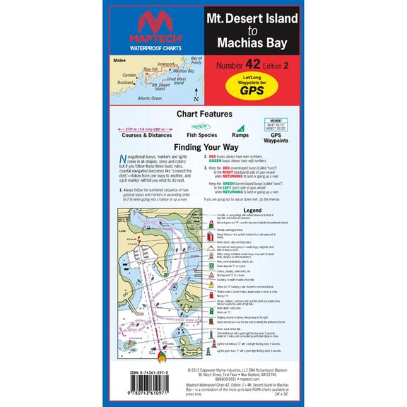 WPC042-03WMDS Mt. Desert Island to Machias Bay, 2nd Edition image number 0