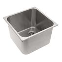 Rectangle Sink Brushed Finish, 304 Stainless Steel, 2" Drain, SoundKOTE image number 0
