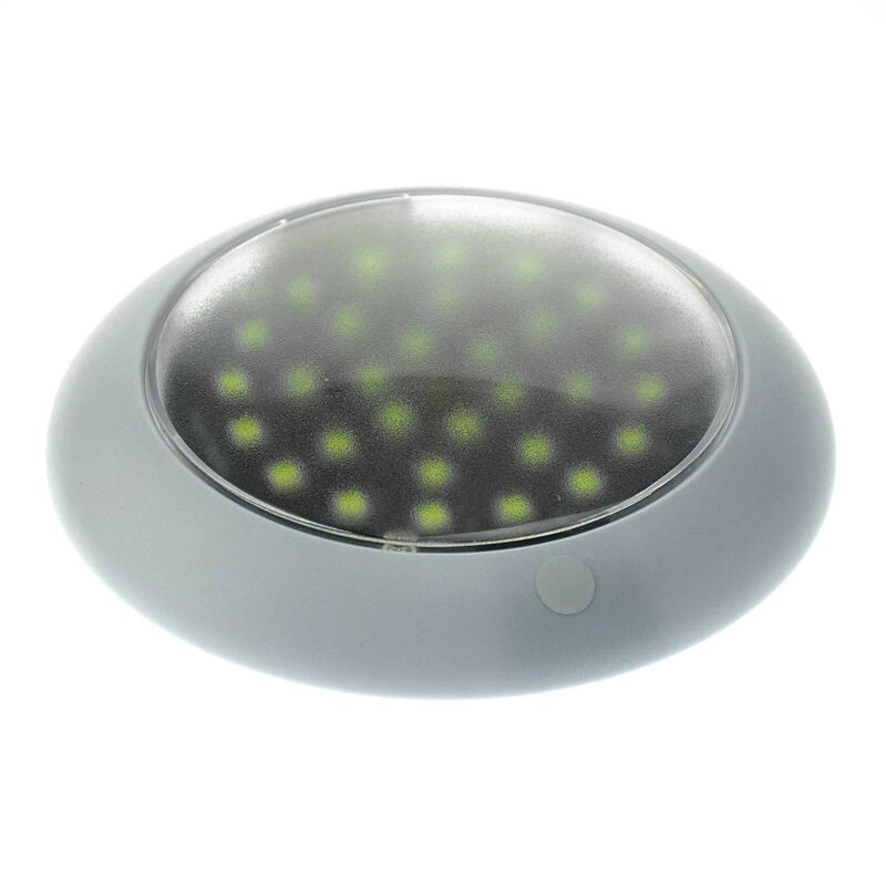 5 1/2" Waterproof LED Dome Light, Blue/White image number 1