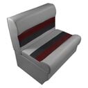 Premium Series 28" Pontoon Bench Seat Cushion Set With Base image number 1