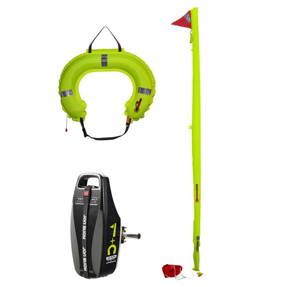 Jon Buoy Inflatable Horseshoe/Danbuoy, Black Case image number 0